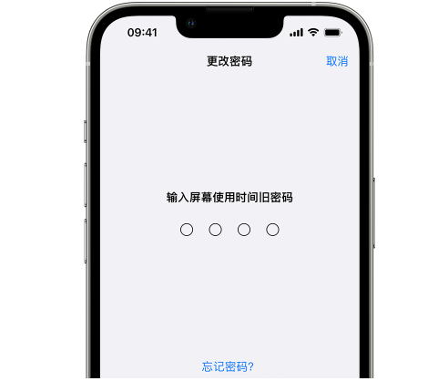 南明iPhone屏幕维修分享iPhone屏幕使用时间密码忘记了怎么办 