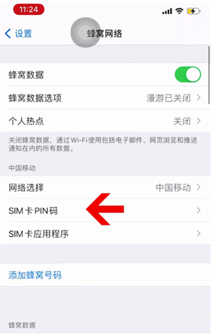 南明苹果14维修网分享如何给iPhone14的SIM卡设置密码 