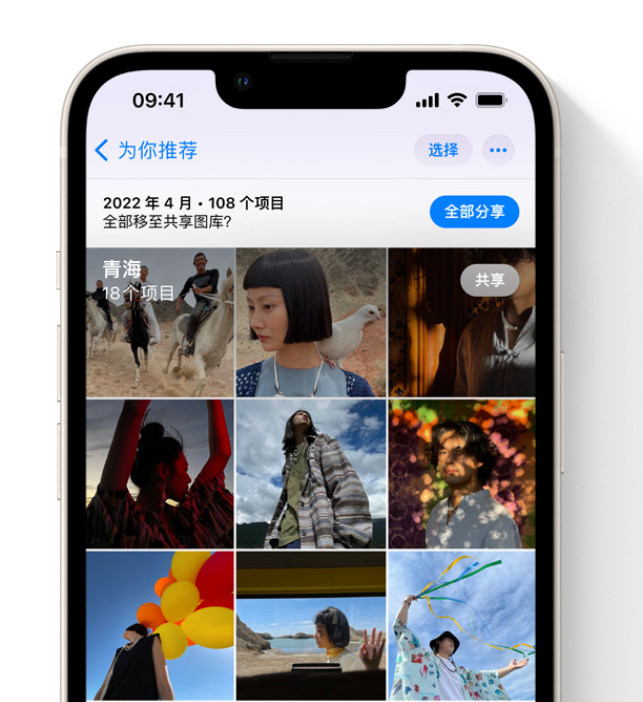 南明苹果维修网点分享在 iPhone 上使用共享图库 