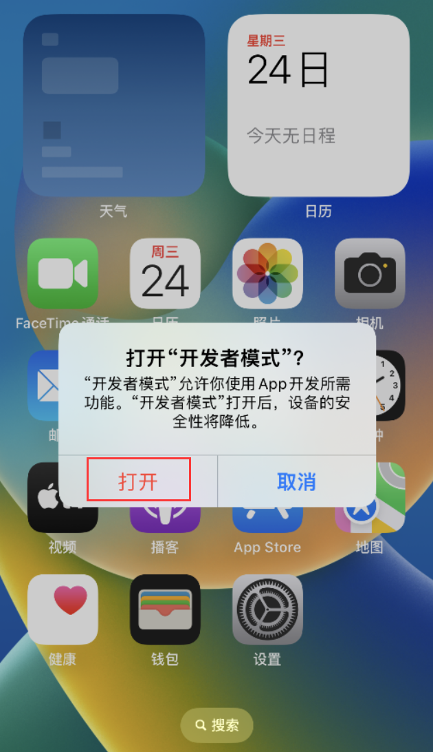 南明苹果手机维修分享如何打开开发者模式 