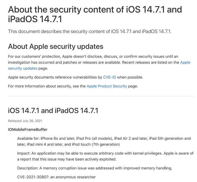 南明苹果手机维修分享iOS 14.7.1 正式版更新内容及升级方法 