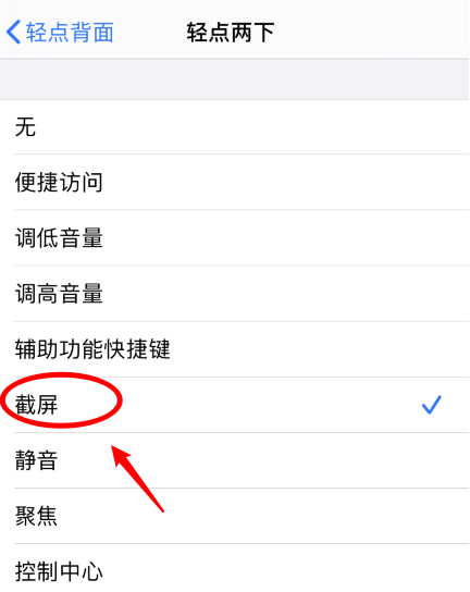 南明苹果手机维修分享iPhone12如何启用双击截屏 
